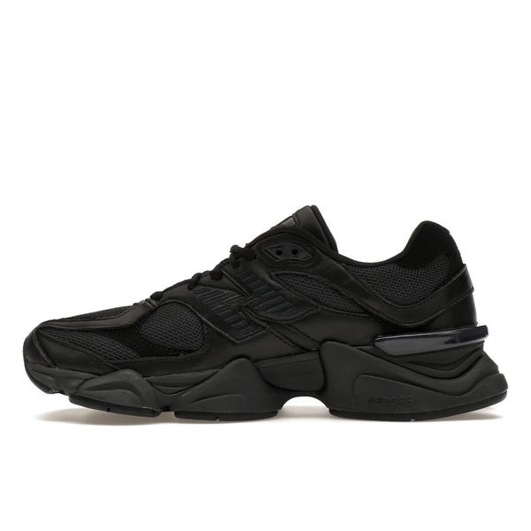 New Balance 9060 Triple Black Leather